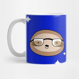 "Thinking of You" Sloth Face with Glasses Mug
